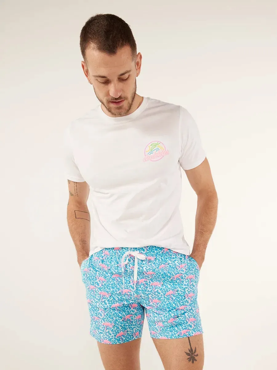 The Domingos Are For Flamingos 5.5" (Classic Swim Trunk)