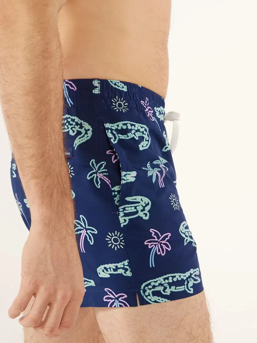 The Neon Glades 4" (Classic Lined Swim Trunk)