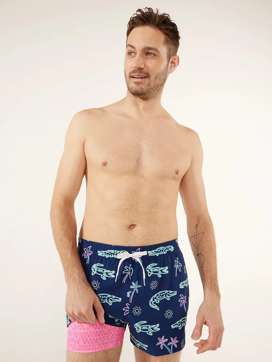 The Neon Glades 4" (Classic Lined Swim Trunk)