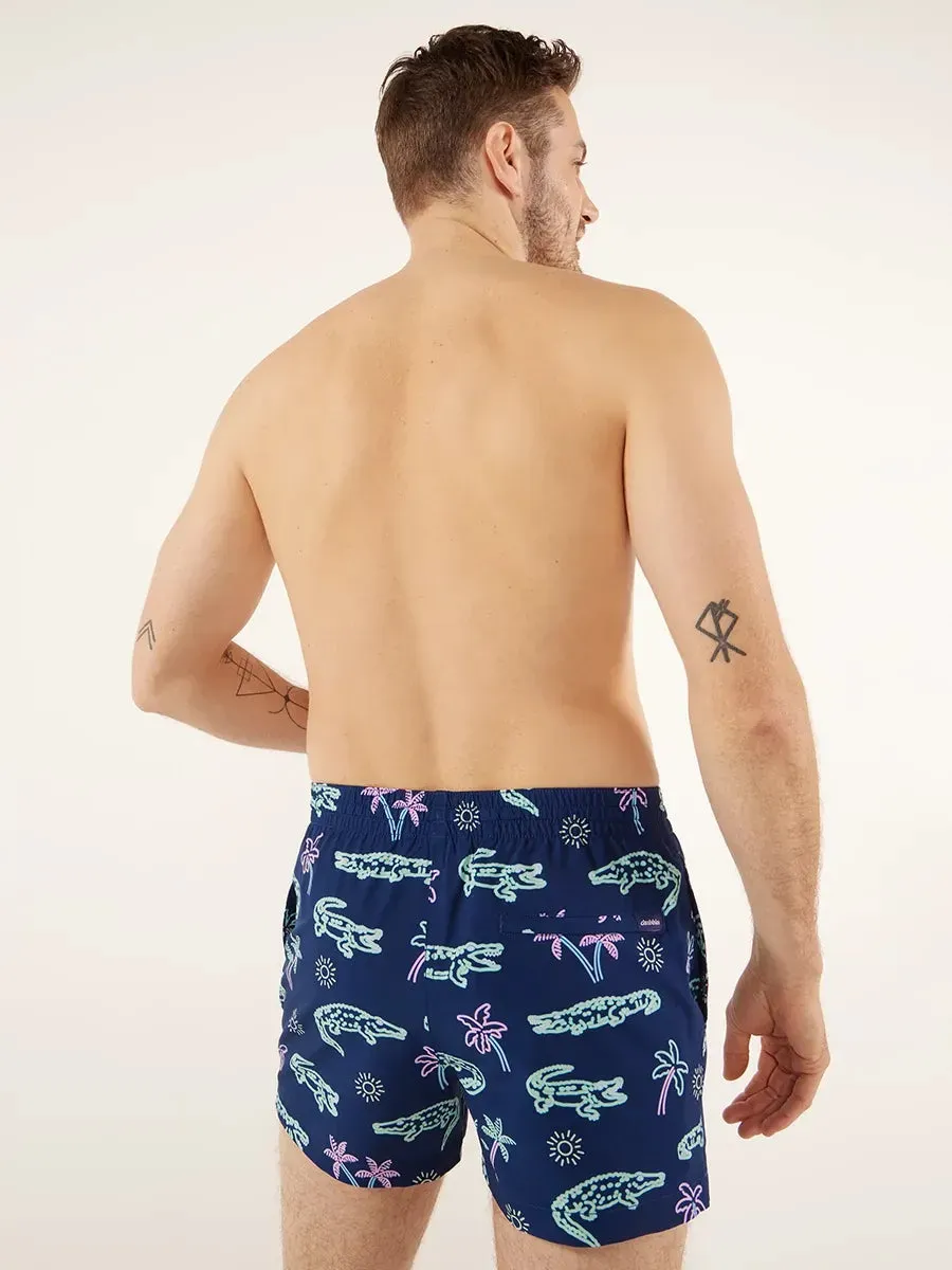 The Neon Glades 4" (Classic Lined Swim Trunk)