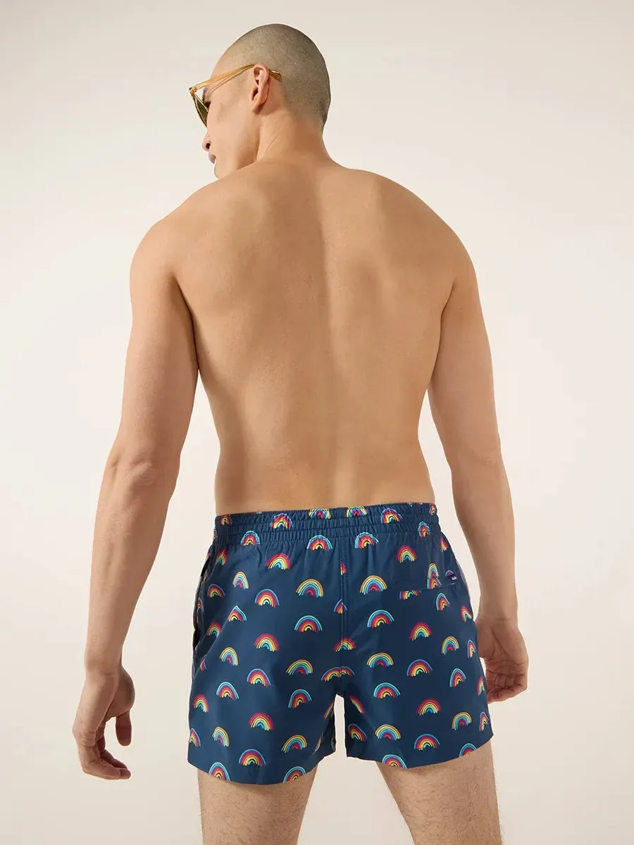 The Rainbow Roads 4" (Classic Swim Trunk)