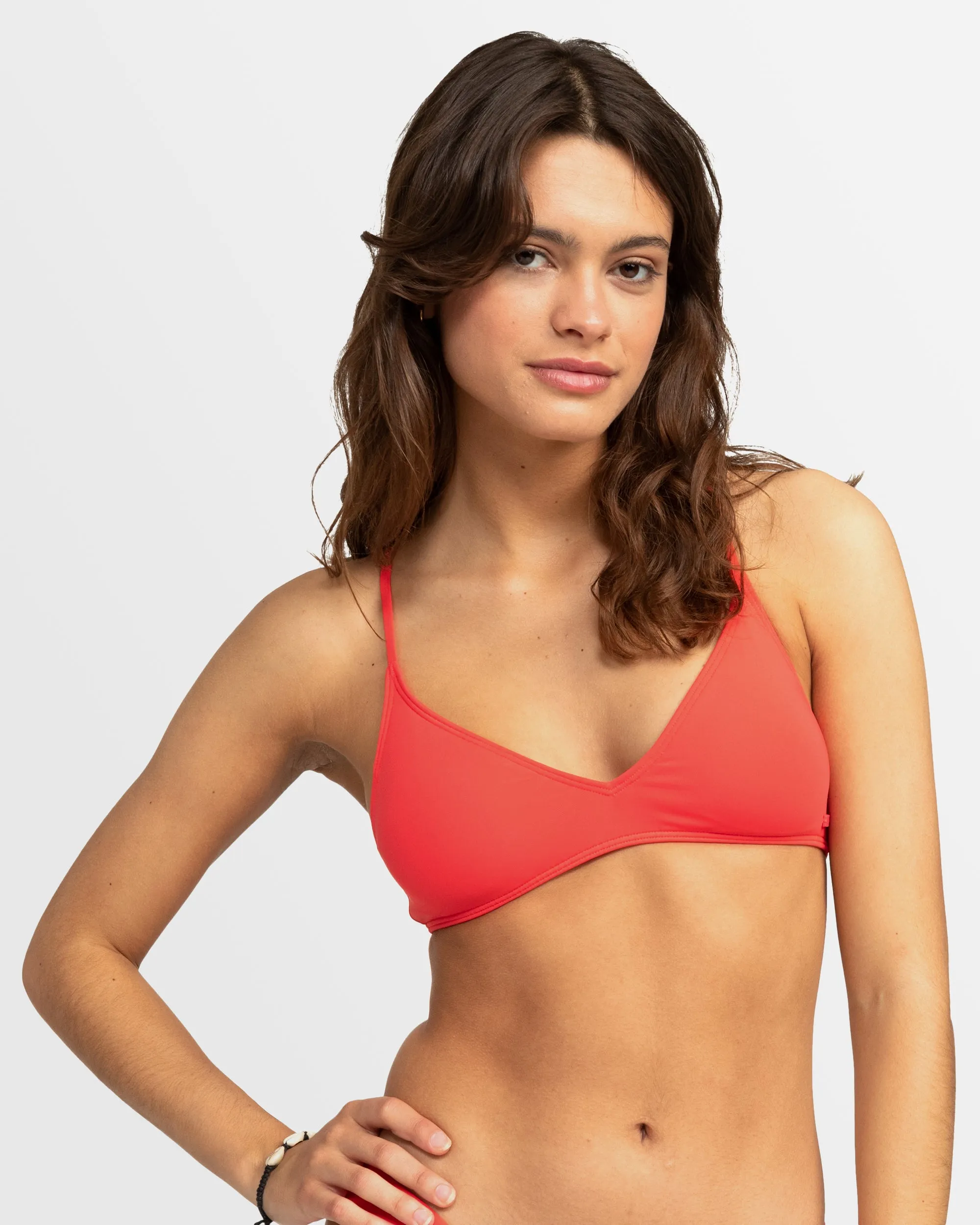 Womens Beach Classics Triangle Bikini Top